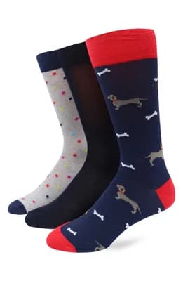 Assorted 3-Pack Crew Socks