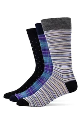 Assorted 3-Pack Crew Socks