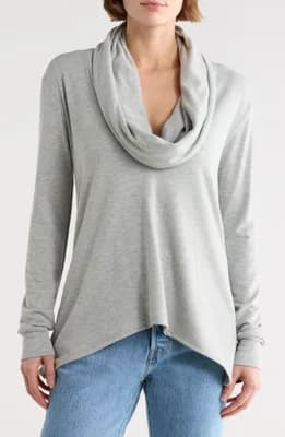 Off the Shoulder Asymmetric Sweater