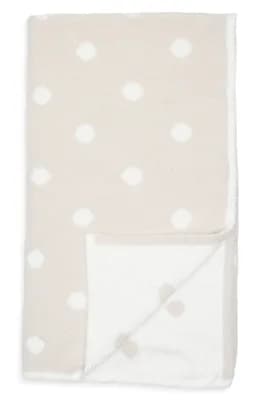 Polka Dot Butter Throw Blanket