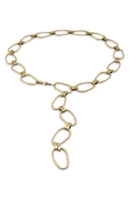 Wide Loop Metal Belt