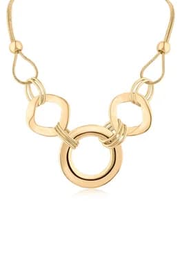 Modern Statement Rings Necklace