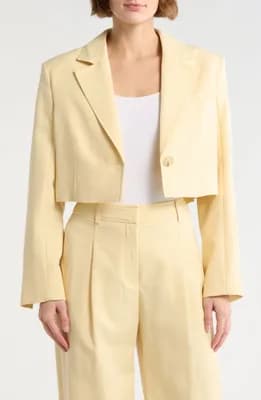 Jasao Crop Blazer
