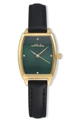 Classic Leather Strap Watch
