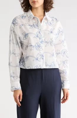 Embroidered Cotton Top