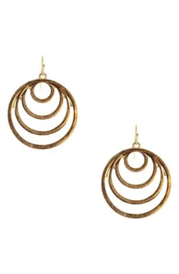 Circle Drop Earrings