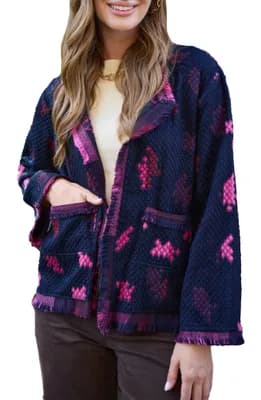 Fringe Trim Jacket