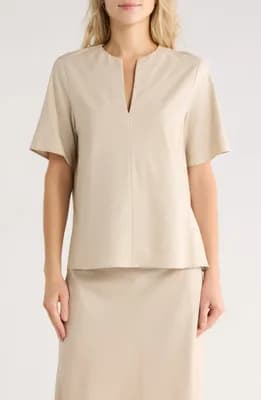Easy Split Neck Top