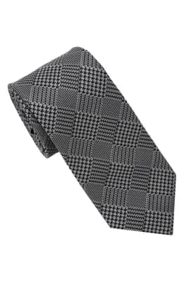 Plaid Print Tie