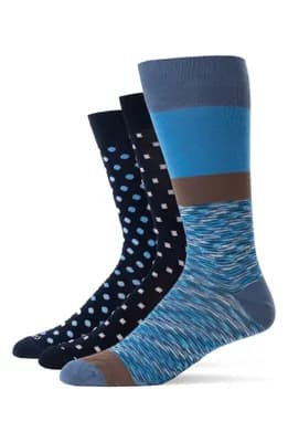 Assorted 3-Pack Crew Socks