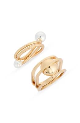 2-Pack Abstract Rings