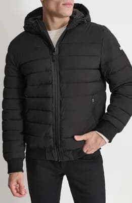 Zip Front Quilted Jacket