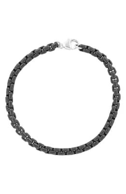 Sterling Silver Box Chain Bracelet