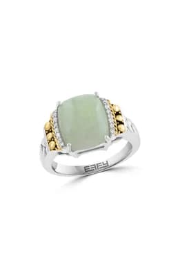 Jade & Diamond Ring