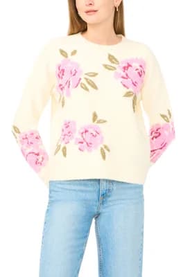 Floral Sweater
