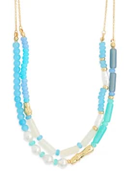 Two-Row Beaded Necklace