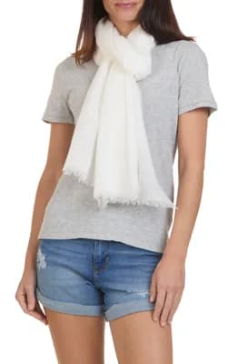 Solid Fringe Scarf