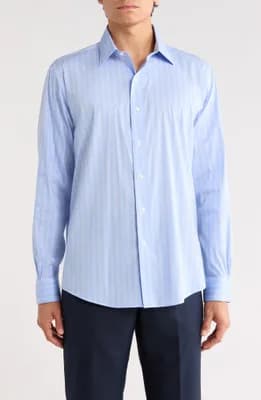 Regular Fit Check Button-Down Shirt