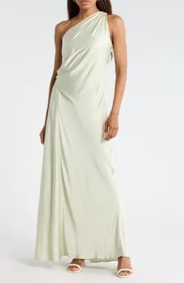 Aster One-Shoulder Gown