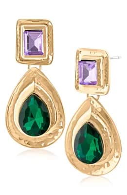 Crystal Teardrop Earrings
