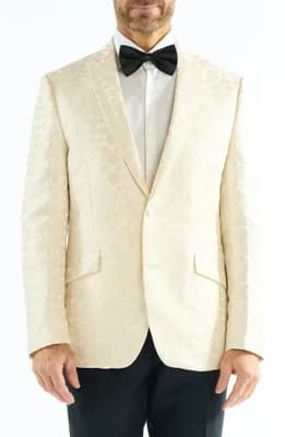 Dotted Jacquard Evening Jacket