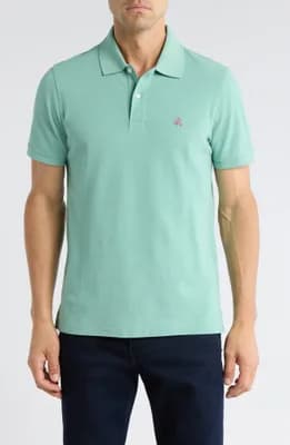 Slim Fit Solid Cotton Piqué Polo