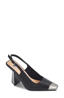 Jane Cap Toe Slingback Pump