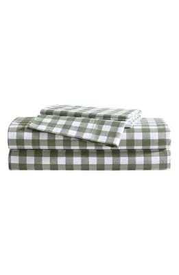 Preston Check Cotton Percale Sheet Set