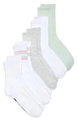 5-Pack Shortie Crew Socks