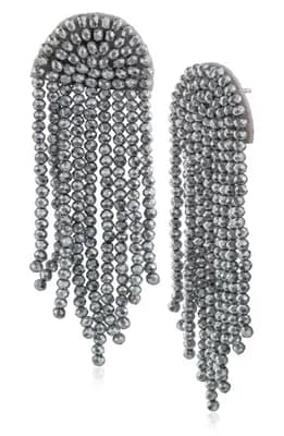 Beaded Waterfall Drop Earrings