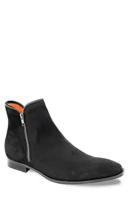 Moretti Suede Zip Boot