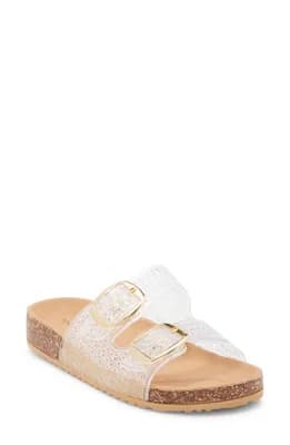 Seattle Clear Double Strap Slide Sandal