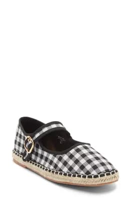 Fallon Gingham Mary Jane Flat