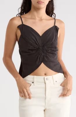 Fleur Linen Blend Top