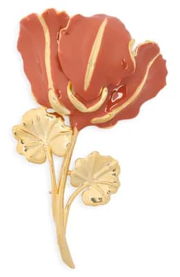 Enamel Flower Pin