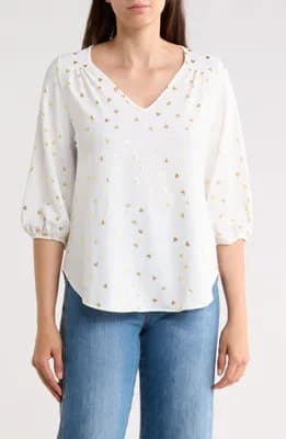 Print Keyhole Top