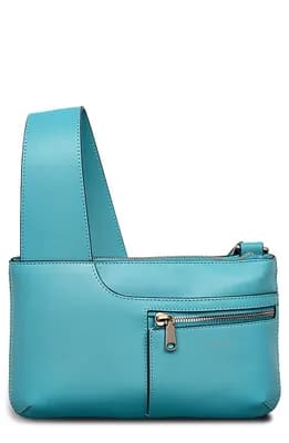 Pockets Mini Zip Top Crossbody Bag