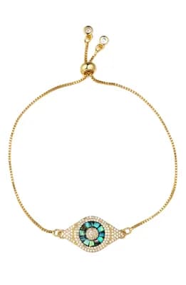 Evil Eye Slider Bracelet