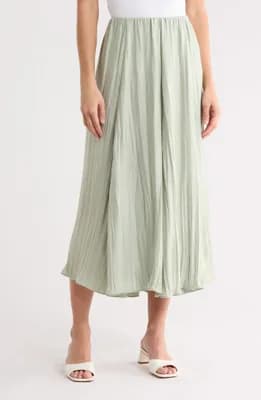 Crinkled Maxi Skirt