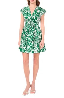 Deep V-Neck Minidress
