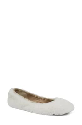 Reims Genuine Shearling Ballet Flat